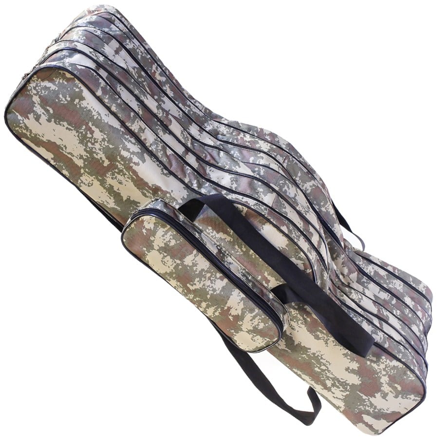 Remixon 4 Gözlü Kamuflaj 120cm Çok Fonksiyonlu Kamış Çantası