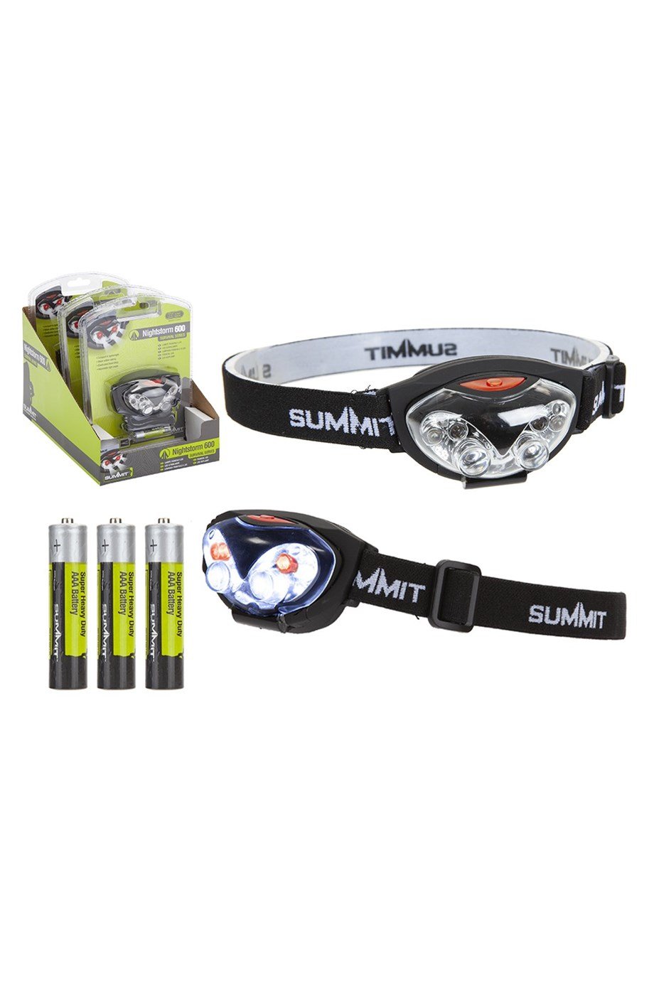Summit 4+2 Led Night Storm 600 Kafa Lambası Black