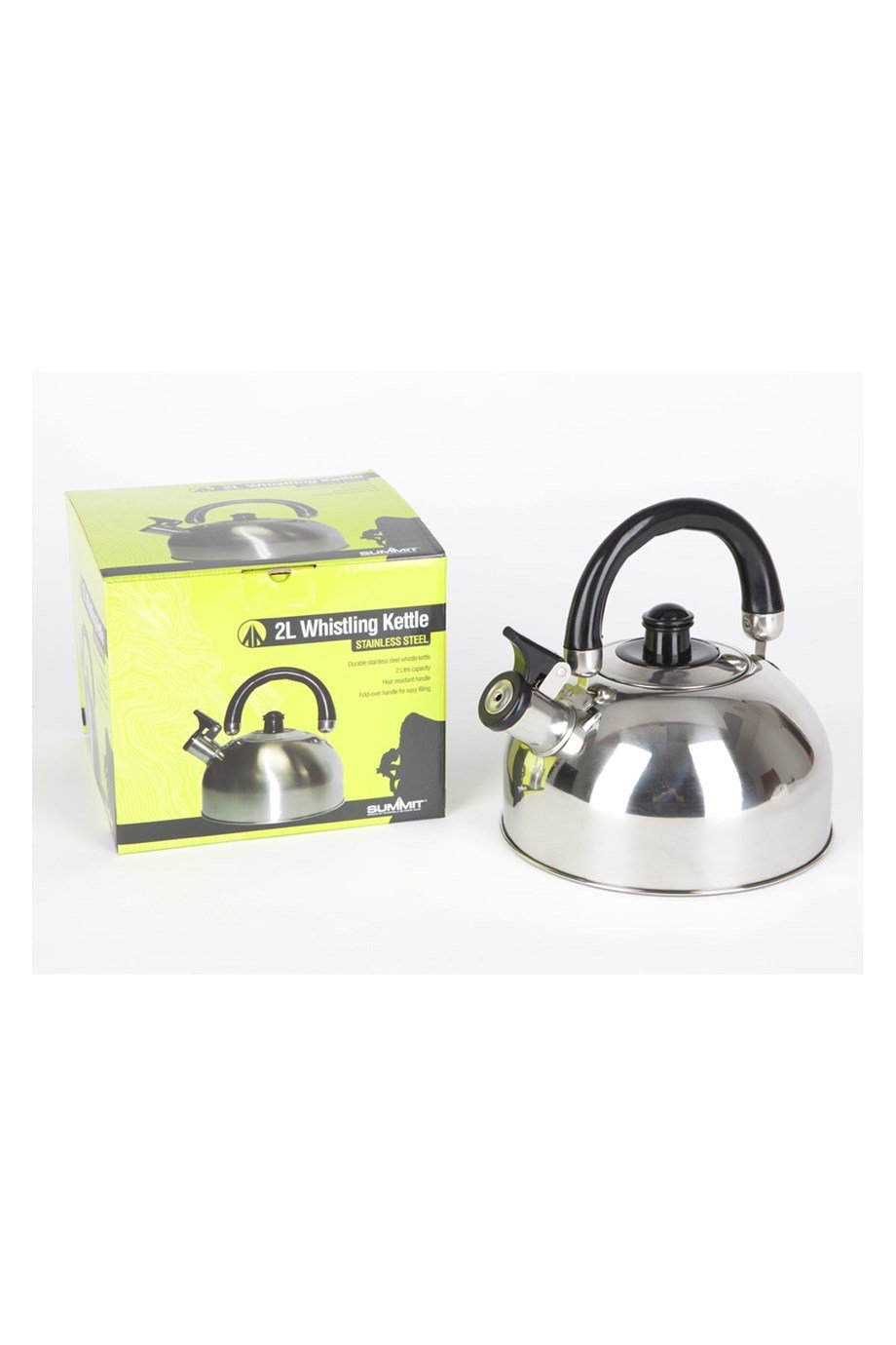 Summit Paslanmaz Çelik Su Isıtıcıs 2 Litre / Stainless Steel Whistling Kettle 2 Litre Alu