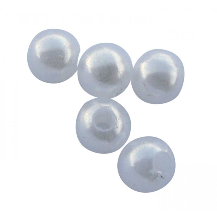 Trabucco Round Pearl White Boncuk