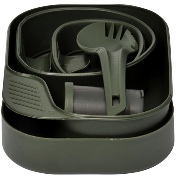 Wildo Camp-A-Box Complete Yemek Seti - Zeytin Yeşili