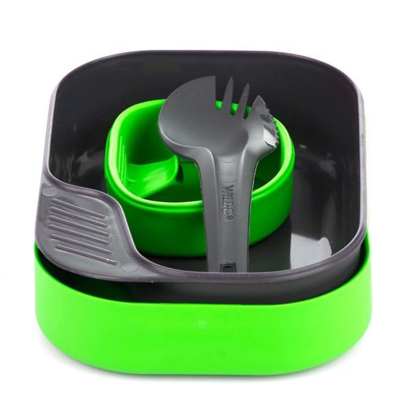 Wildo Camp-A-Box Light Yemek Seti - Elma Yeşili