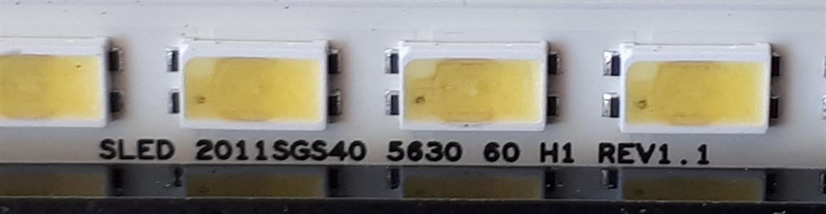 AXEN AX040LD6M181-V1FM LED BAR 2011SGS40 5630 60 H1 REV1.1