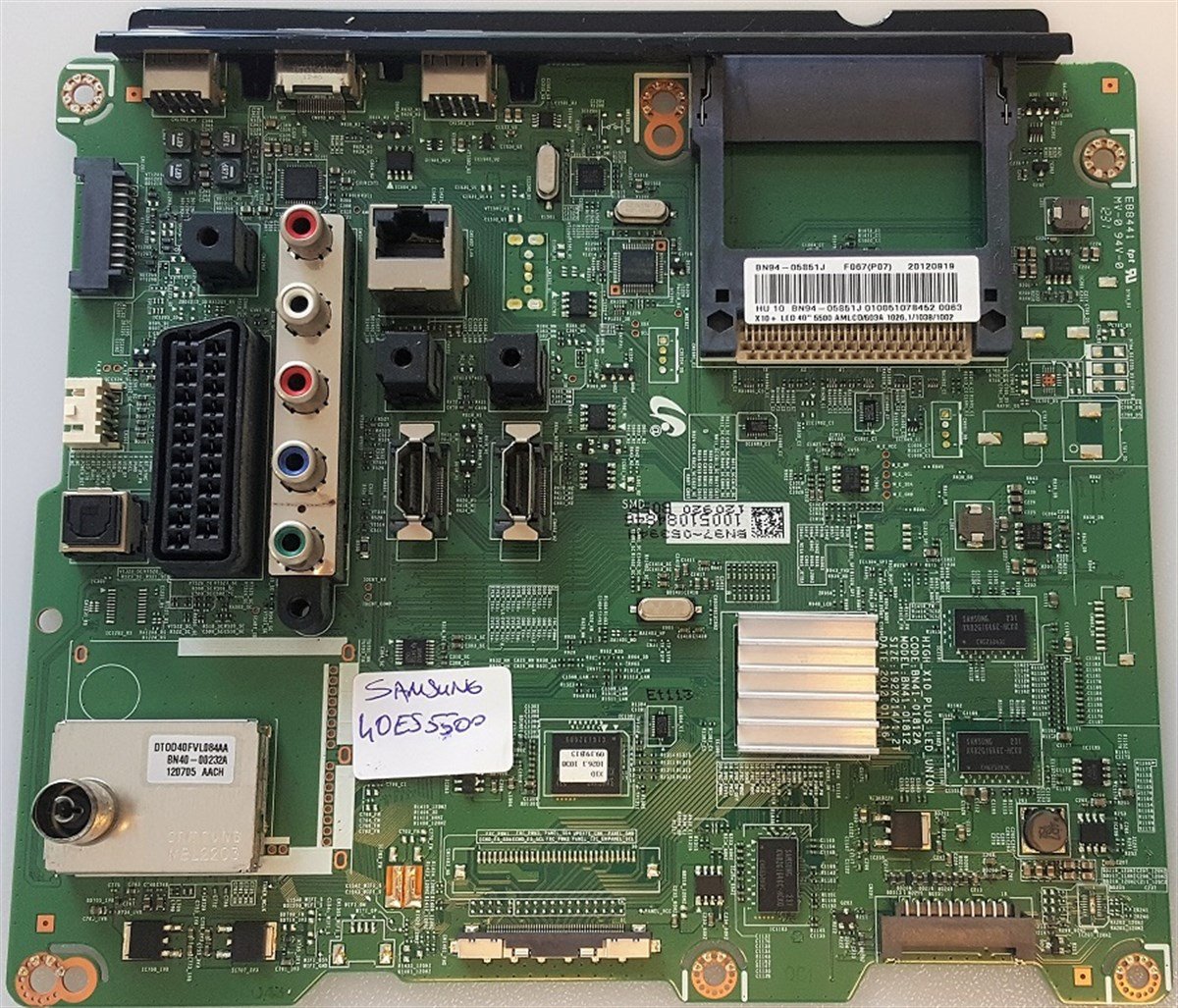 SAMSUNG UE40ES5500 ANAKART BN41-01812A BN94-05841S BN94-05561Y BN94-05851J