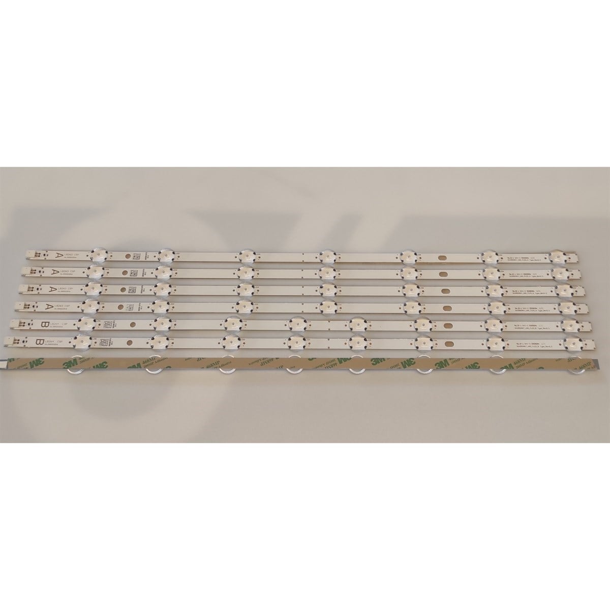 Telefunken 55TU6020 LED BAR, SVV550AK7_UHD_7LED_A type, SVV550AK7_UHD_7LED_B Type