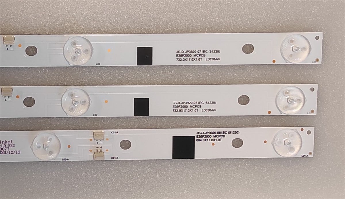 YUMATU LC390TA LED BAR MS-L1136-R V3 MS-L0878-L V7 JS-D-JP3920