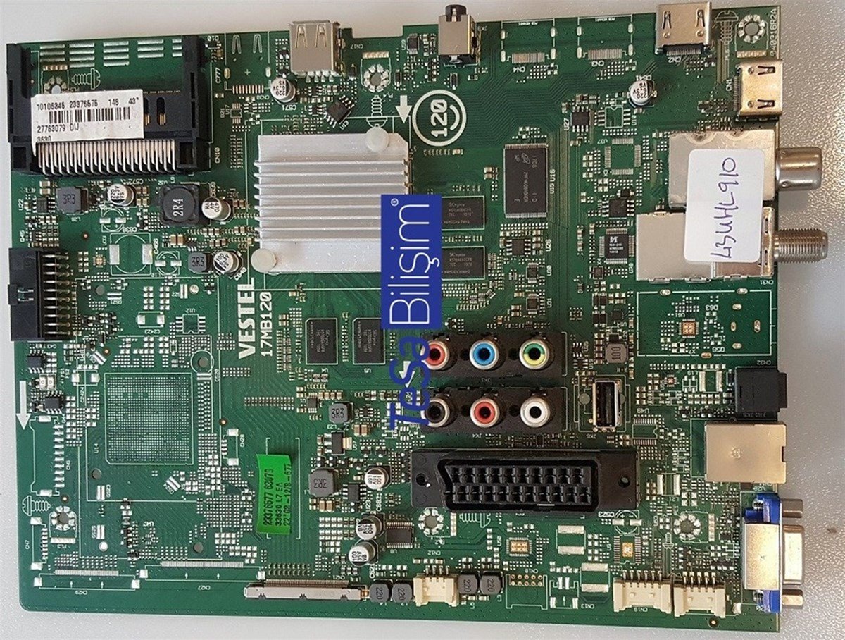 17MB120, 23376575, VES430QNDL-2D-U11, HI LEVEL 43UHL910 ANAKART 