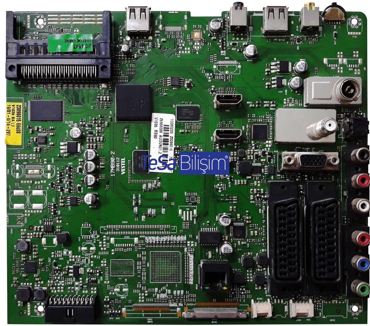 17MB90-2 23096016 23096015 310112 42'' AUOVNO1.2 PANEL T420HVN01.2 VESTEL 42PF7050 MAINBOARD ANAKART