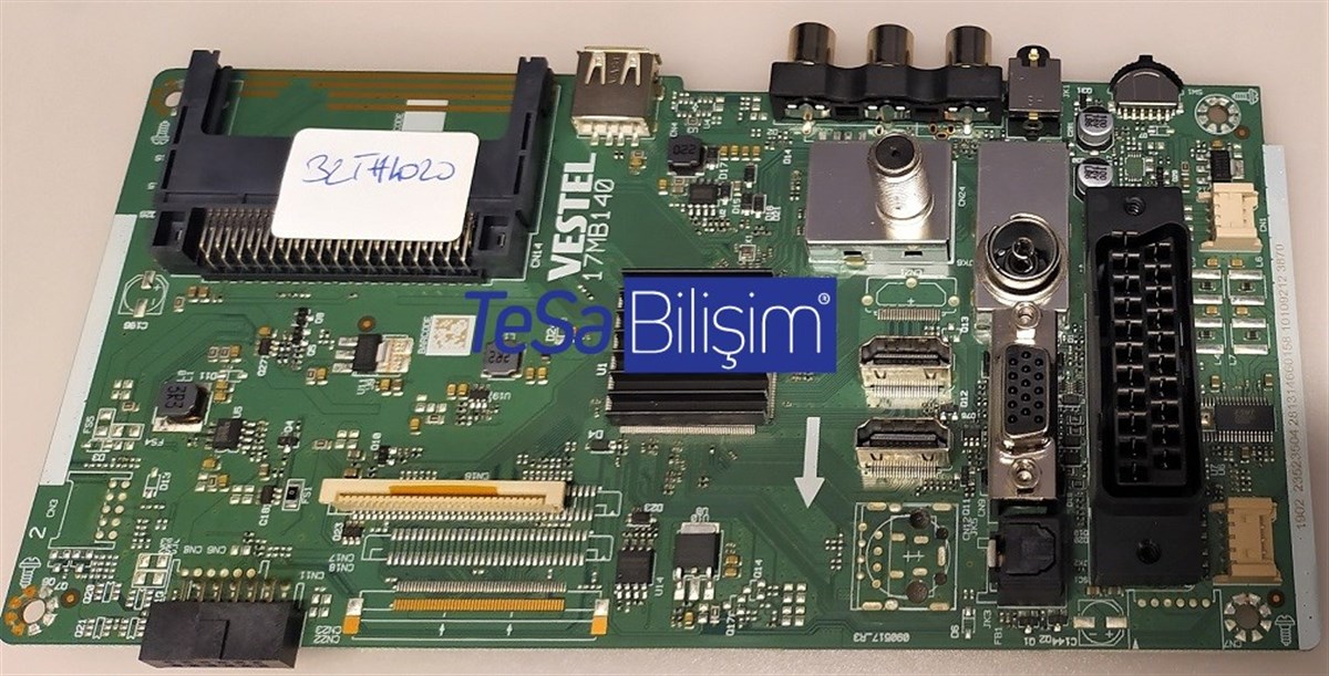 1902 23523504 10109212 3870 TELEFUNKEN 32TH4020 ANAKART MAINBOARD