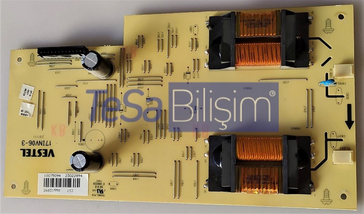 23022894 17INV06-3 291111 LG DİSPLAY LC420WUE-SDP1 VESTEL 42PF8011 INVERTER BOARD