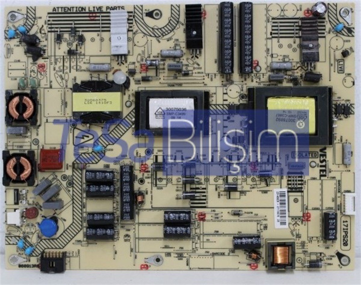 23132849 17IPS20P VES400UNDS-03 PHILIPS 40PFL3008H/12 BESLEME KARTI
