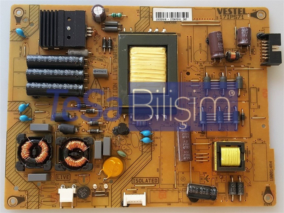 23232618 17IPS71 190814R4 VESTEL 42FA7100 BESLEME KARTI