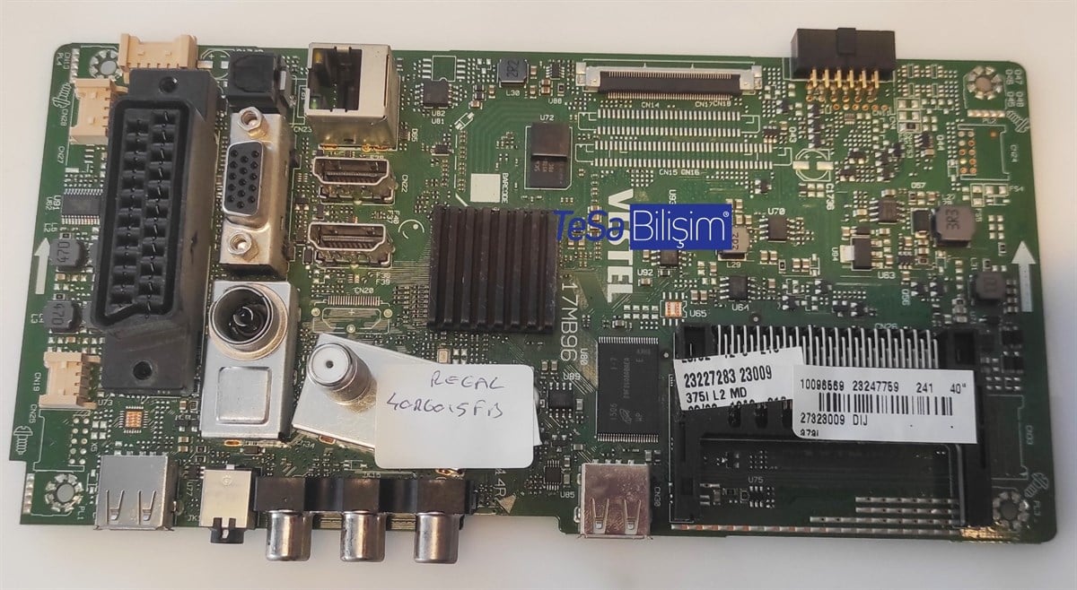 23247759 23227283 REGAL 40R6015FB ANAKART MAINBOARD