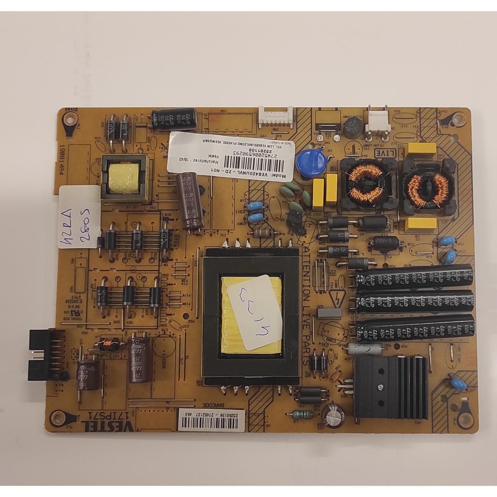 23250136, 27452107, 17IPS71 VESTEL BESLEME KARTI 