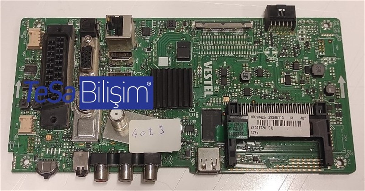 23286113 23286114 17MB96 110814R2 VES400UNDS-2D NEXON 40NX590 ANAKART MAINBOARD
