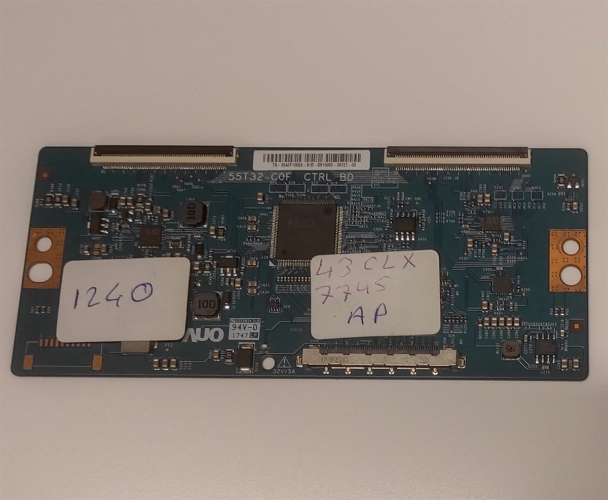 55T32-COF CTRL BD TS-5543T 10C03 GRUNDIG 43 CLX 7745 AP TCON BOARD