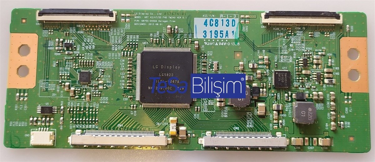 6870C-0450A  42/47/55 FHD  LC550EUF PF F1  LOGİC BOARD  T-CON BOARD