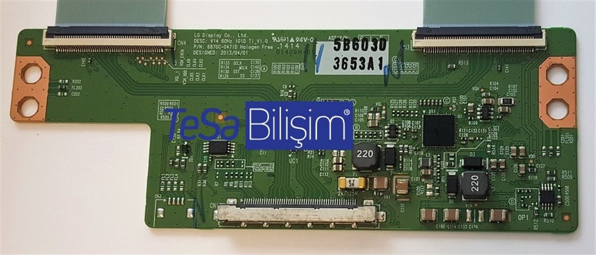 6870C-0471D 3653A1 3A509D LG 55LB582V T CON BOARD