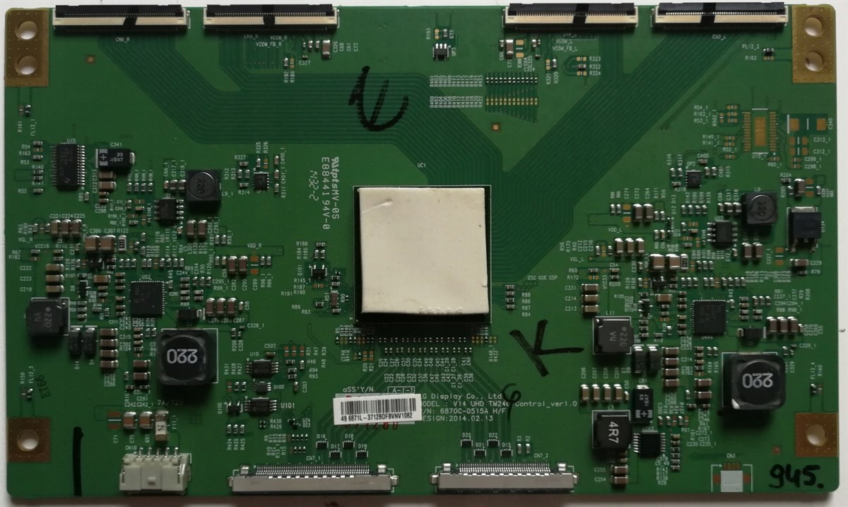 6870C-0515A, V14 UHD TM240 Control_ver1.0, 6871L-3712B, SONY KD-49X8505B T CON BOARD