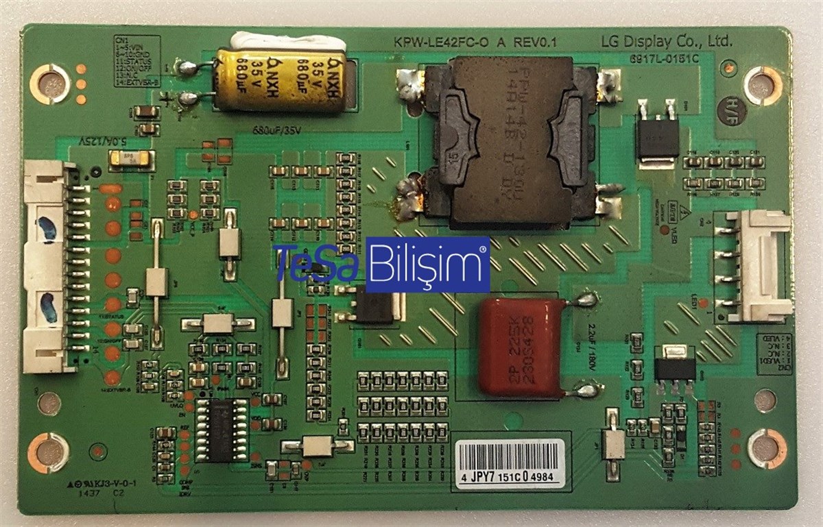 6917L-0151C  KPW-LE42FC-O A REV0.1  LC420DUN PG P1  LG  LED DRİVER BOARD