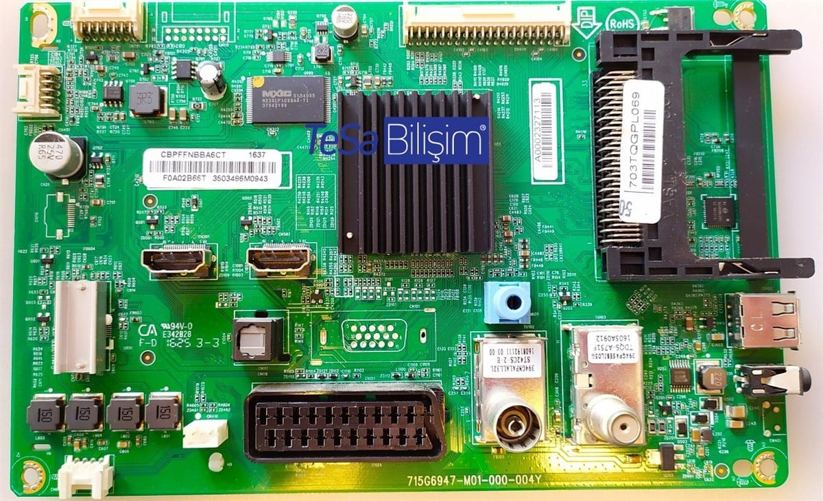 715G6947-M01-000-004Y CBPFFNBBA6CT 703TQGPL069 PHILIPS 40PFK4101/12 ANAKART