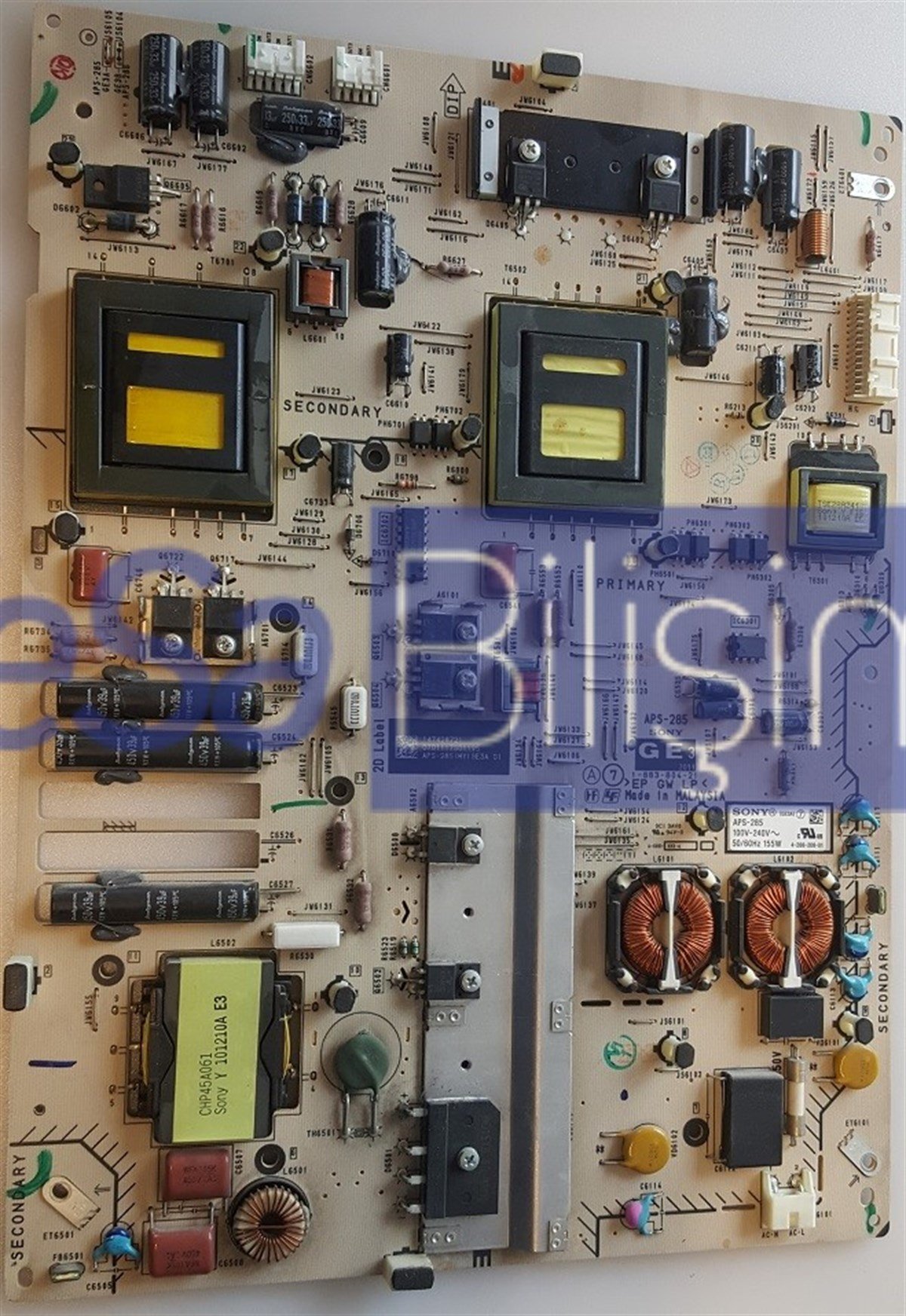 APS-285 1-883-804-21 4-266-206-01 SONY  KDL-40EX520 BESLEME KARTI