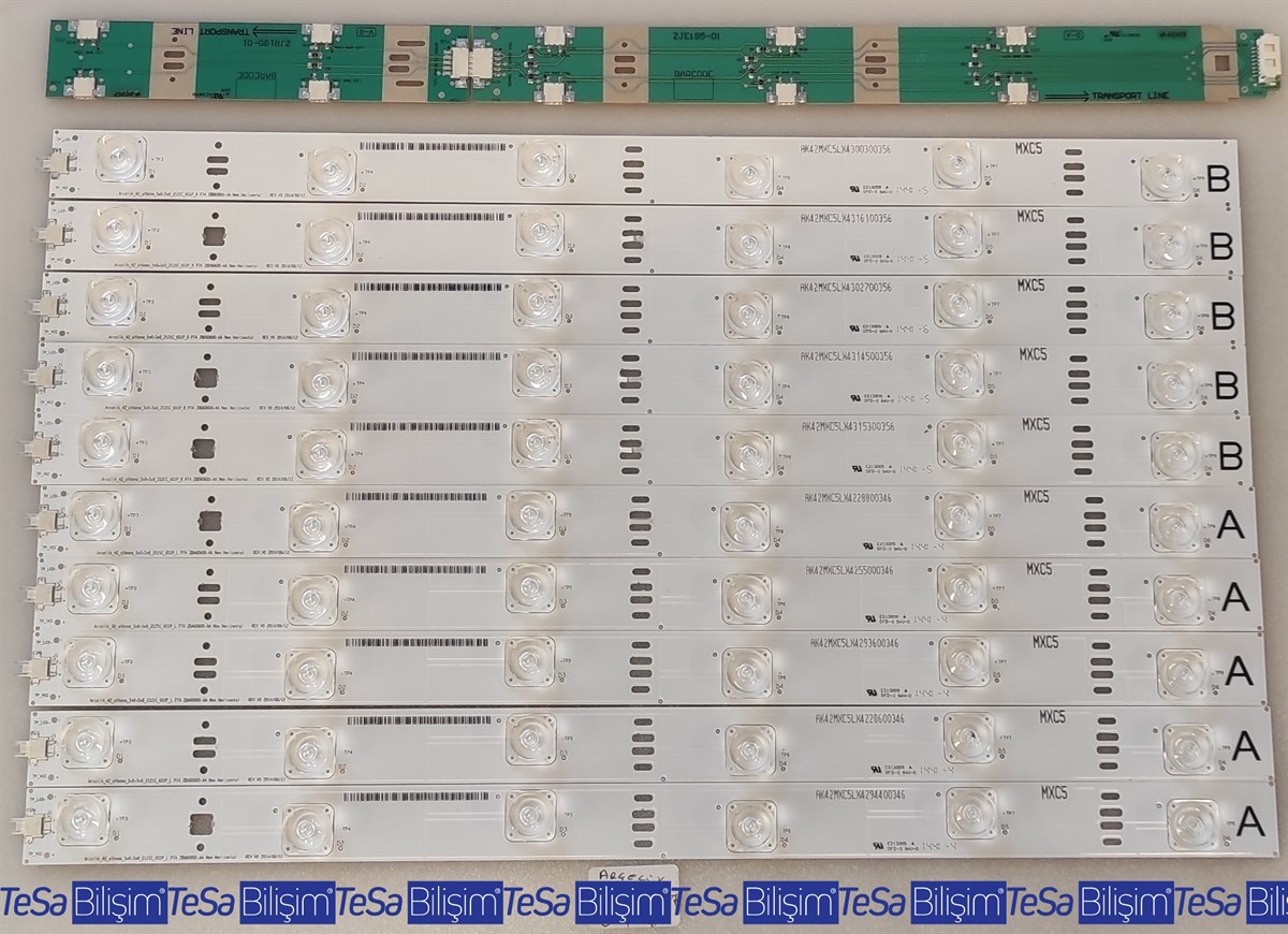 BEKO B42L 8542 4B ARÇELİK A42L 8542 4B LED BAR TAKIM ARCELİK_42_ATHENA_5X6+5X6_2121C_6S1P_R P74 ZBB60600