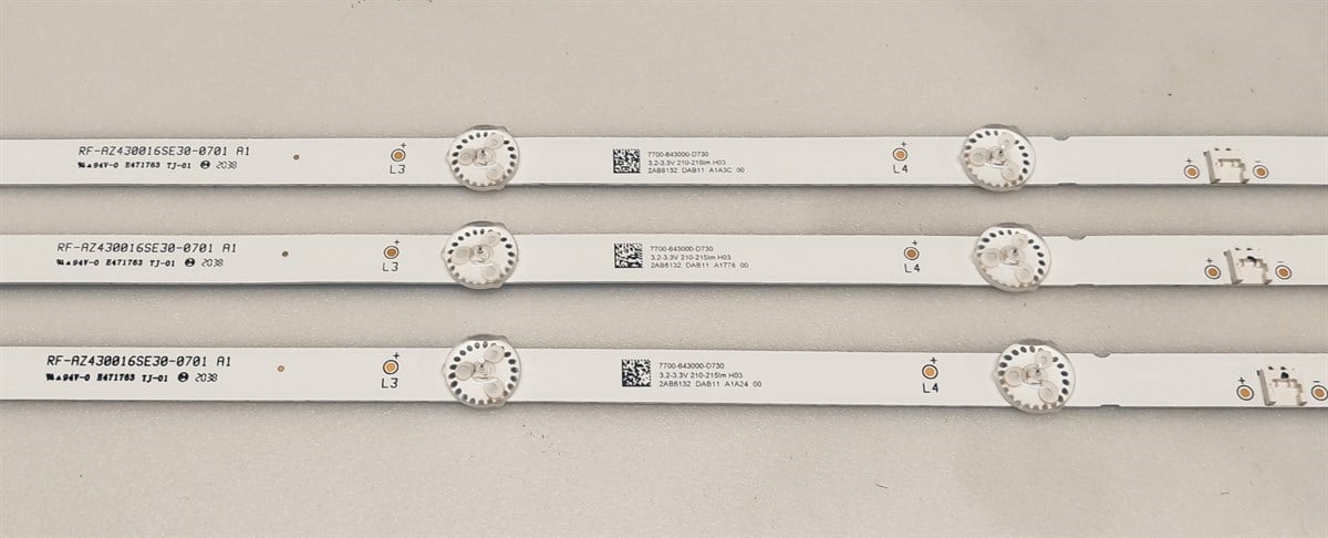 GRUNDIG TORONTO 43 GEF 6965 B LED BAR RF-AZ430016SE-30-0701-A0 7700-643000-D730