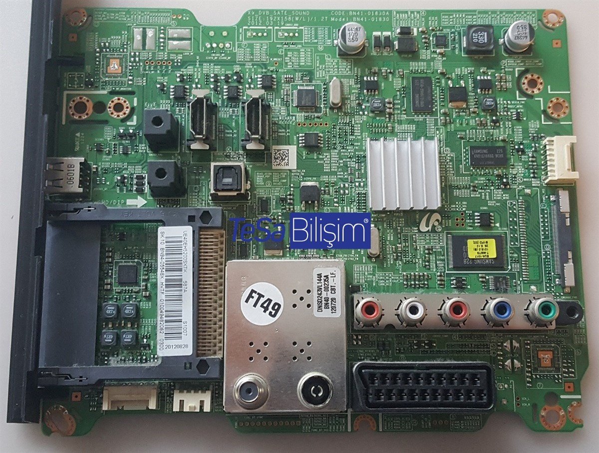 SAMSUNG UE32EH5200 UE40EH5000W ANAKART BN41-01830A BN94-05548X CY-DE400BGSV1V