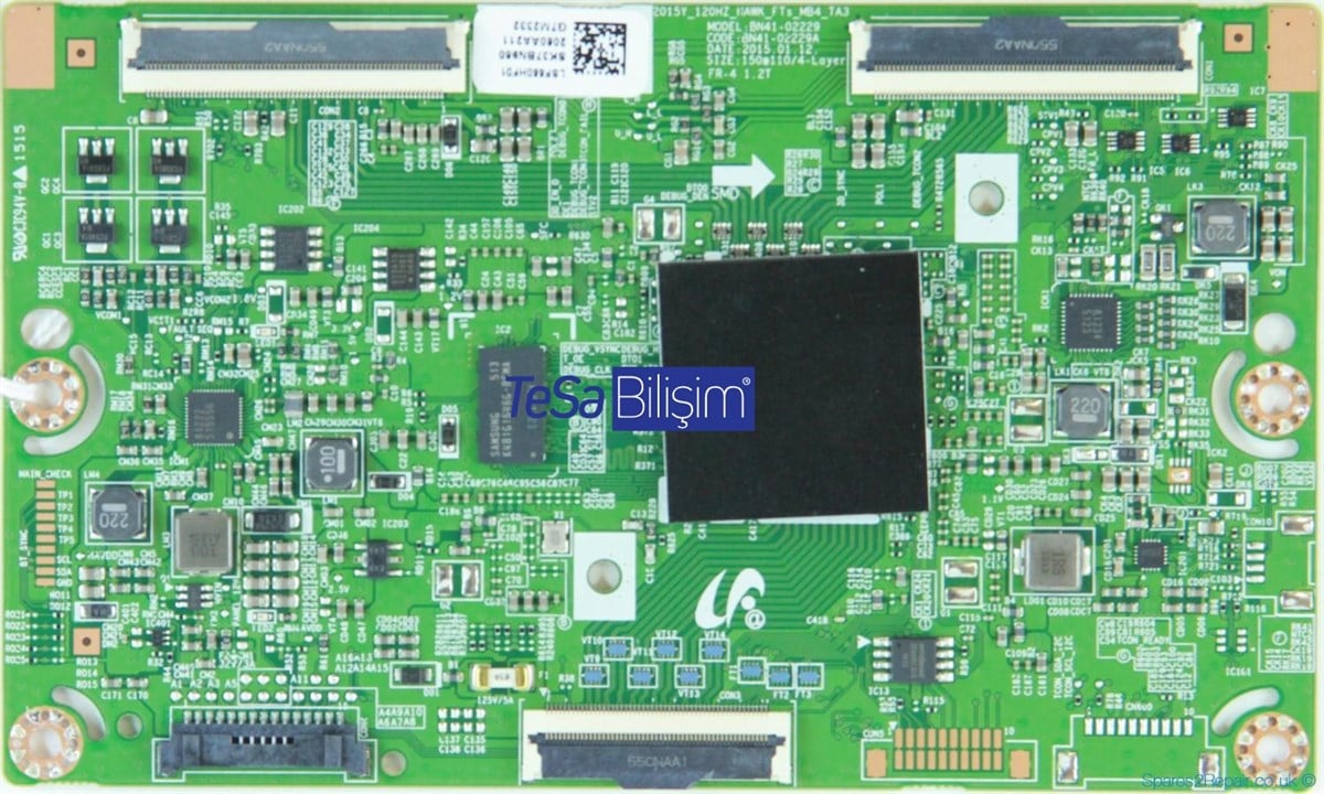 BN41-02229  LSF550HF01  CY-WJ055CGLV1H  SAMSUNG UE55J6370SU TCON BOARD