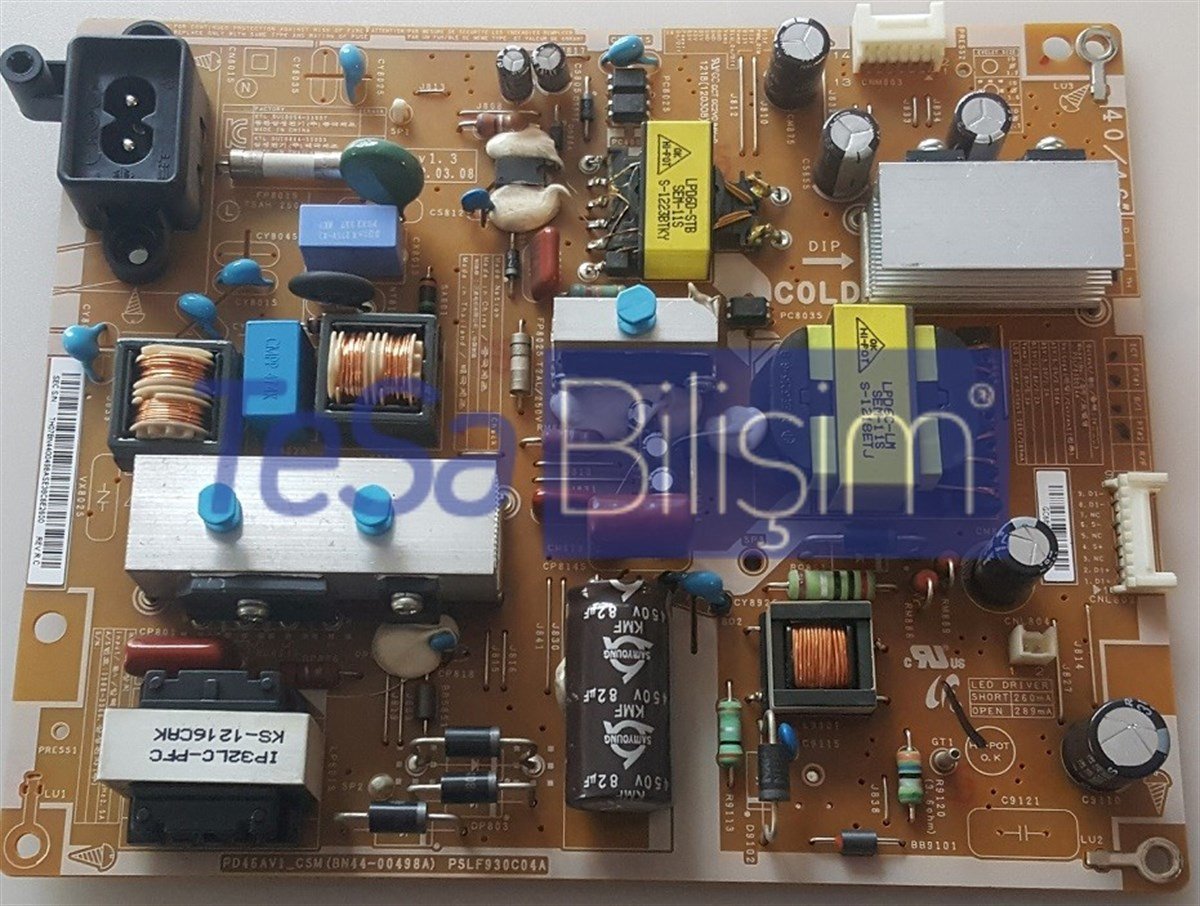BN44-00498A PSLF930C04A SAMSUNG UE46EH6000FXZA BESLEME KARTI
