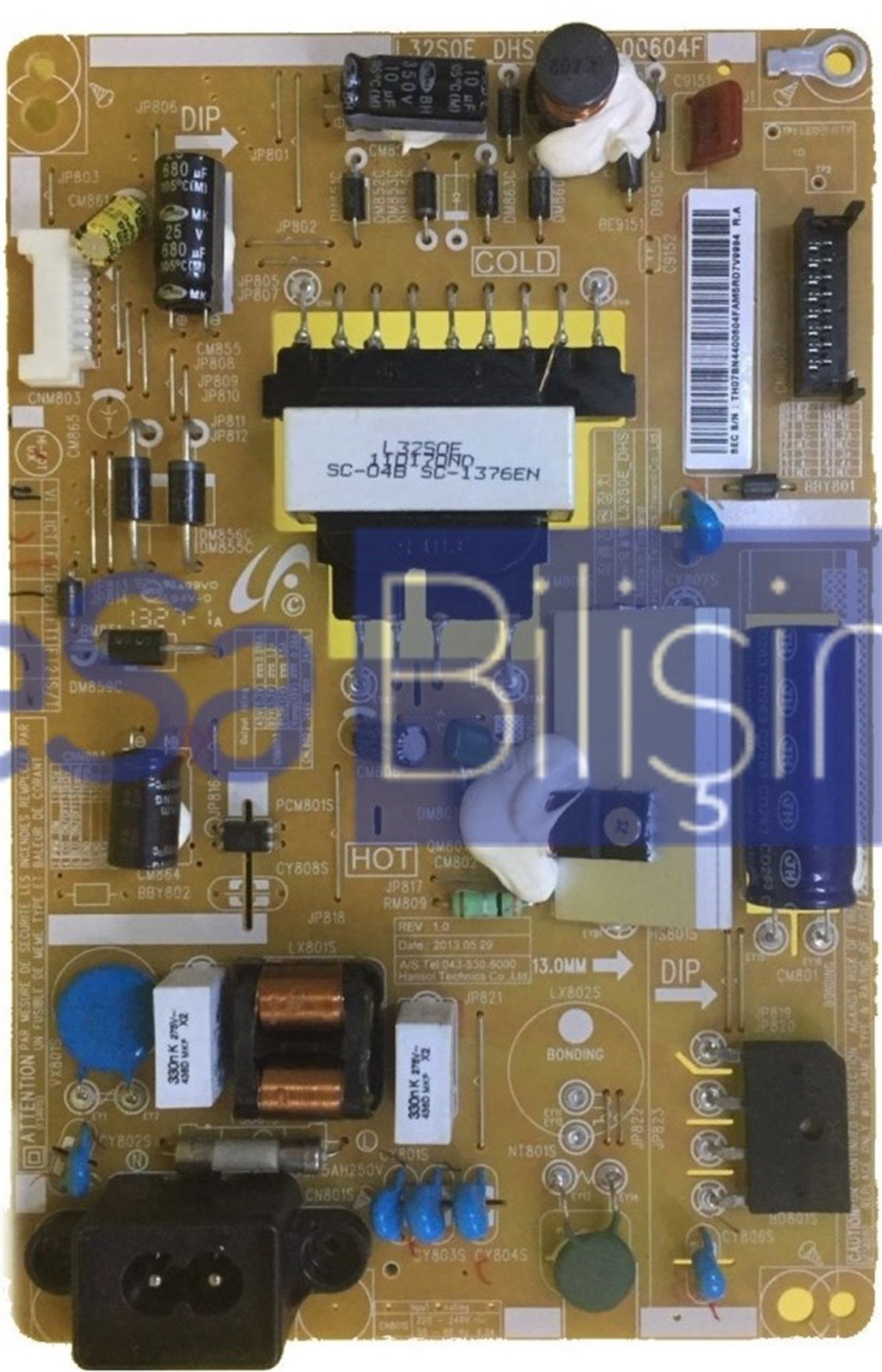 SAMSUNG UE32F4000AW BESLEME BN44-00604F L32S0E_DHS