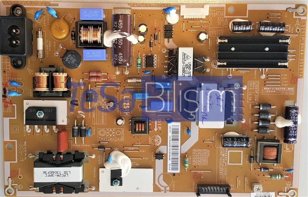 BN44-00607A, L32S1P, SAMSUNG UE32F5070 BESLEME KARTI