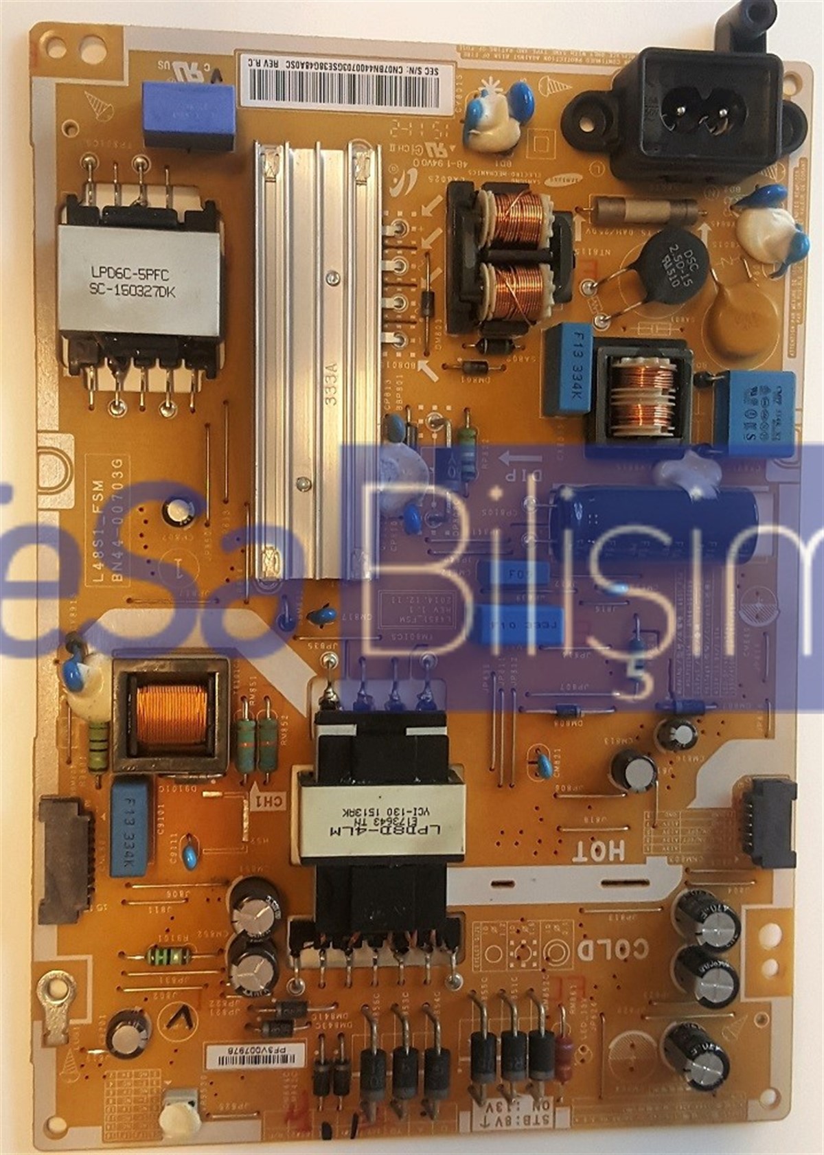 BN44-00703G L48S1_FSM UE48J6270 UE40J6250 BESLEME KARTI