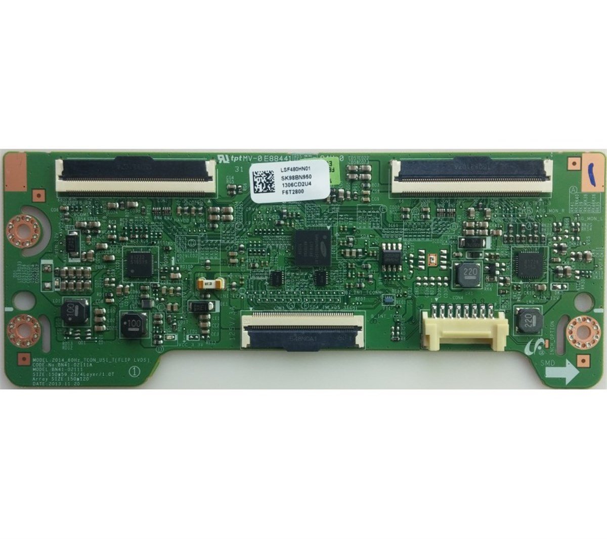 BN95-01306C  BN41-02111A  LSF480HN01  SAMSUNG UE48J5570 T-CON BOARD