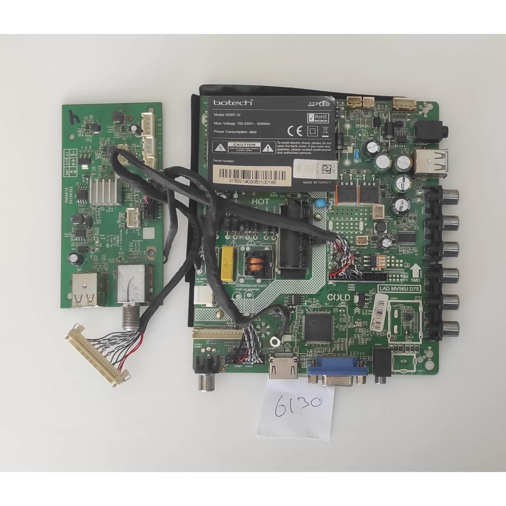 BOTECH BSM7-32 ANAKART, LAD.MV56U.D75