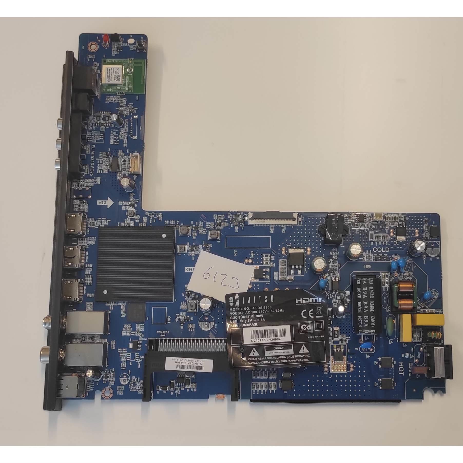 DIJITSU 43DS9800 ANAKART, EL.MT9216-FG75, TPD.MT9216.PB767