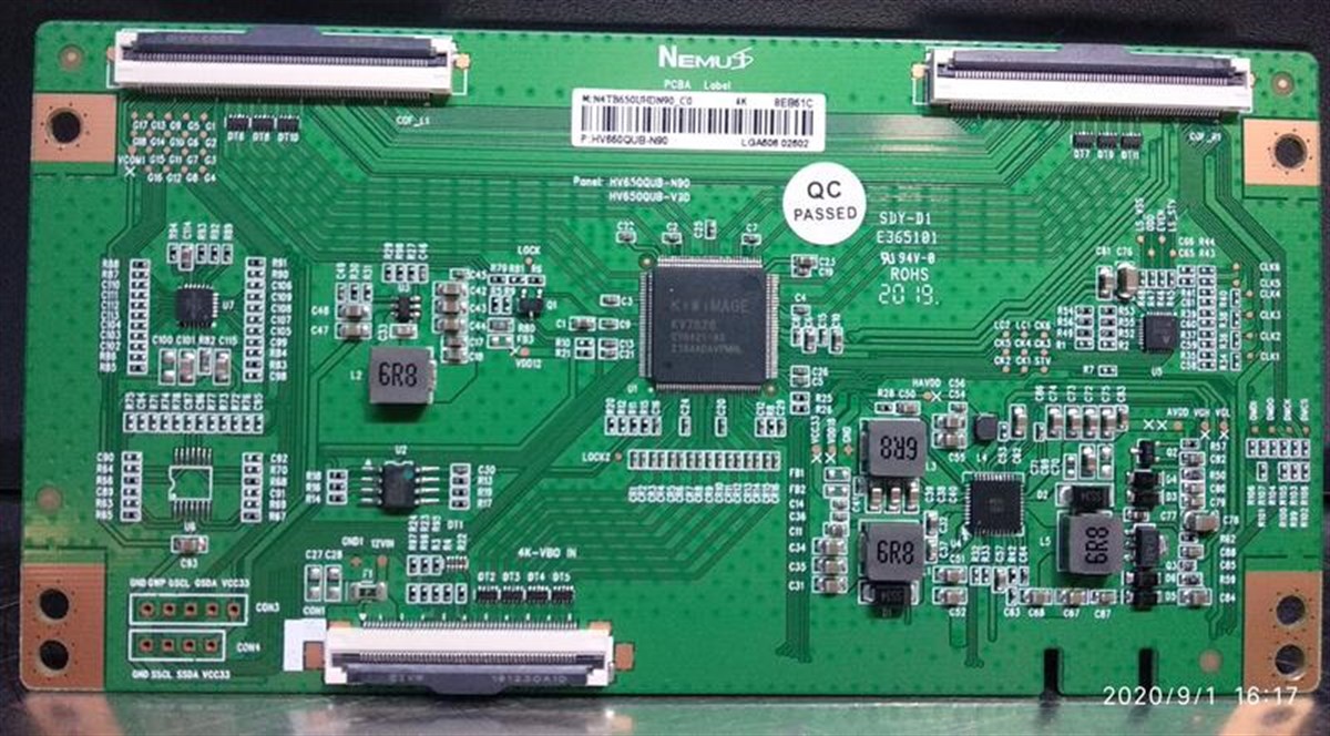 DİJİTSU DJT65S T CON BOARD N4TB650UHDN90_C0-T 4K HV650QUB-N90