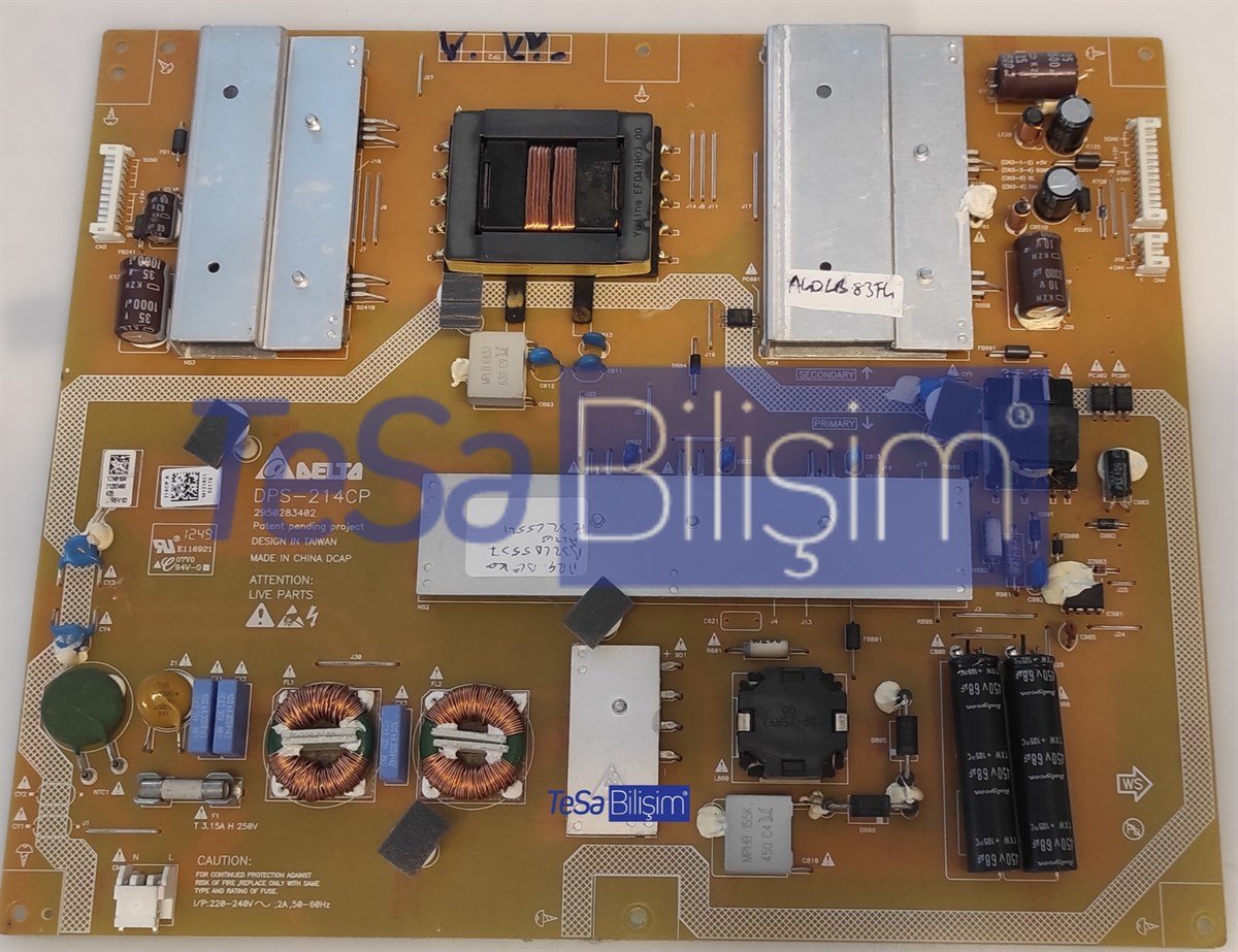 DPS-214CP YZN910R 214CP A ARÇELİK A32 LB 5537 BESLEME KARTI