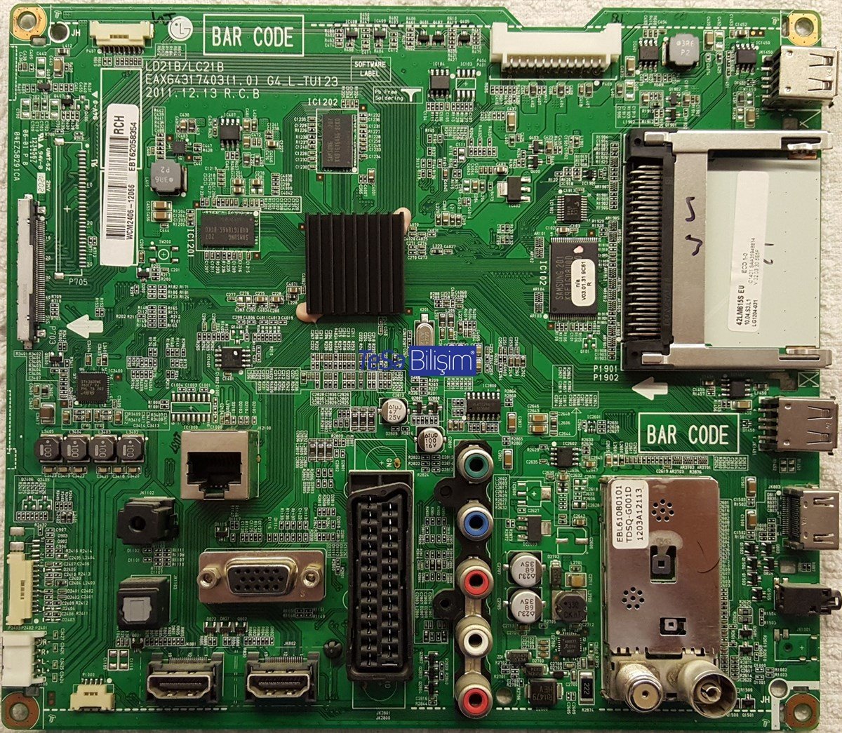 LG 42LM615S ANAKART, EAX64317403(1.0), EBR74499327, EBT62058354