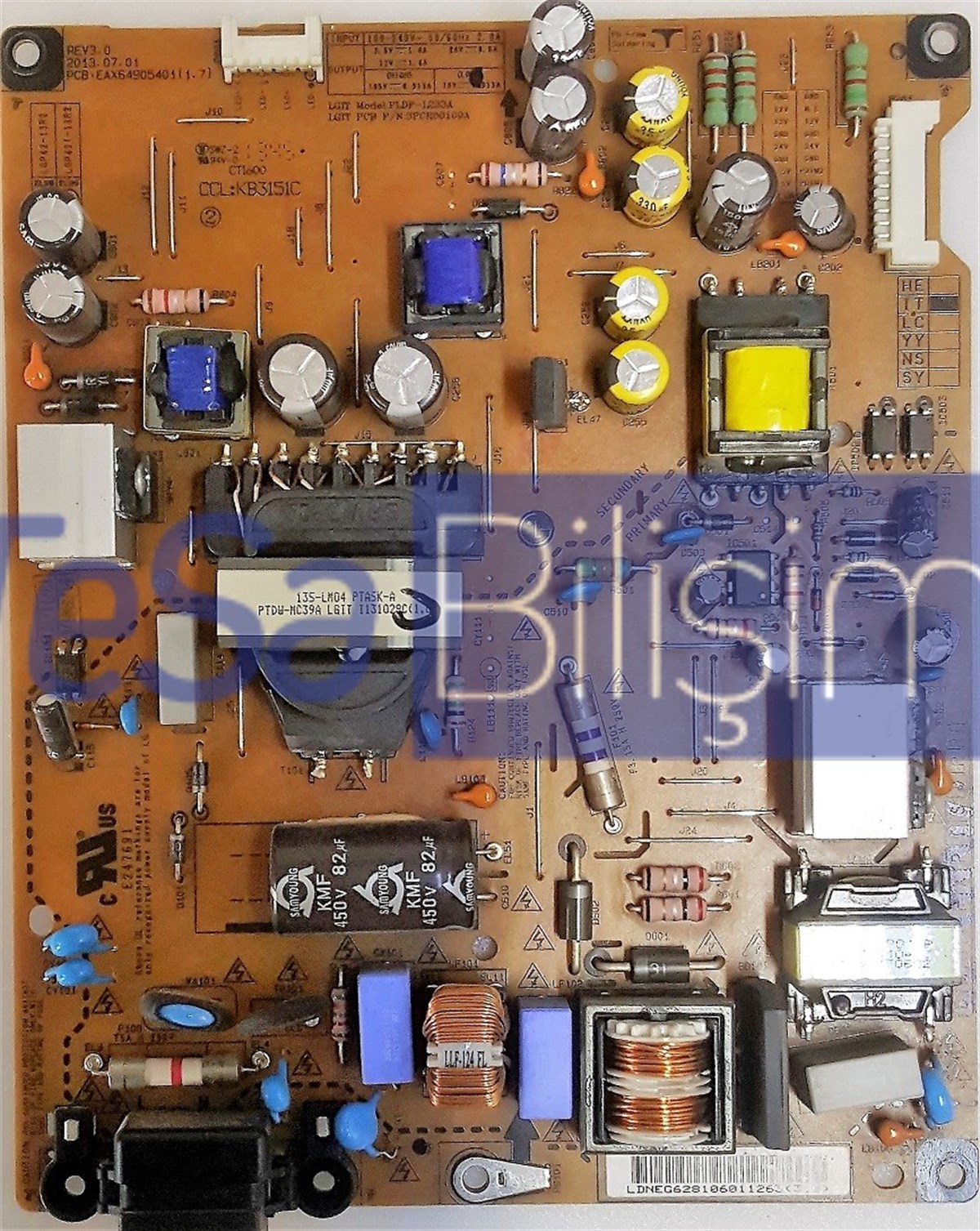 EAX64905401(1.6), LGP42-13R2, LG 42LA620S BESLEME KARTI
