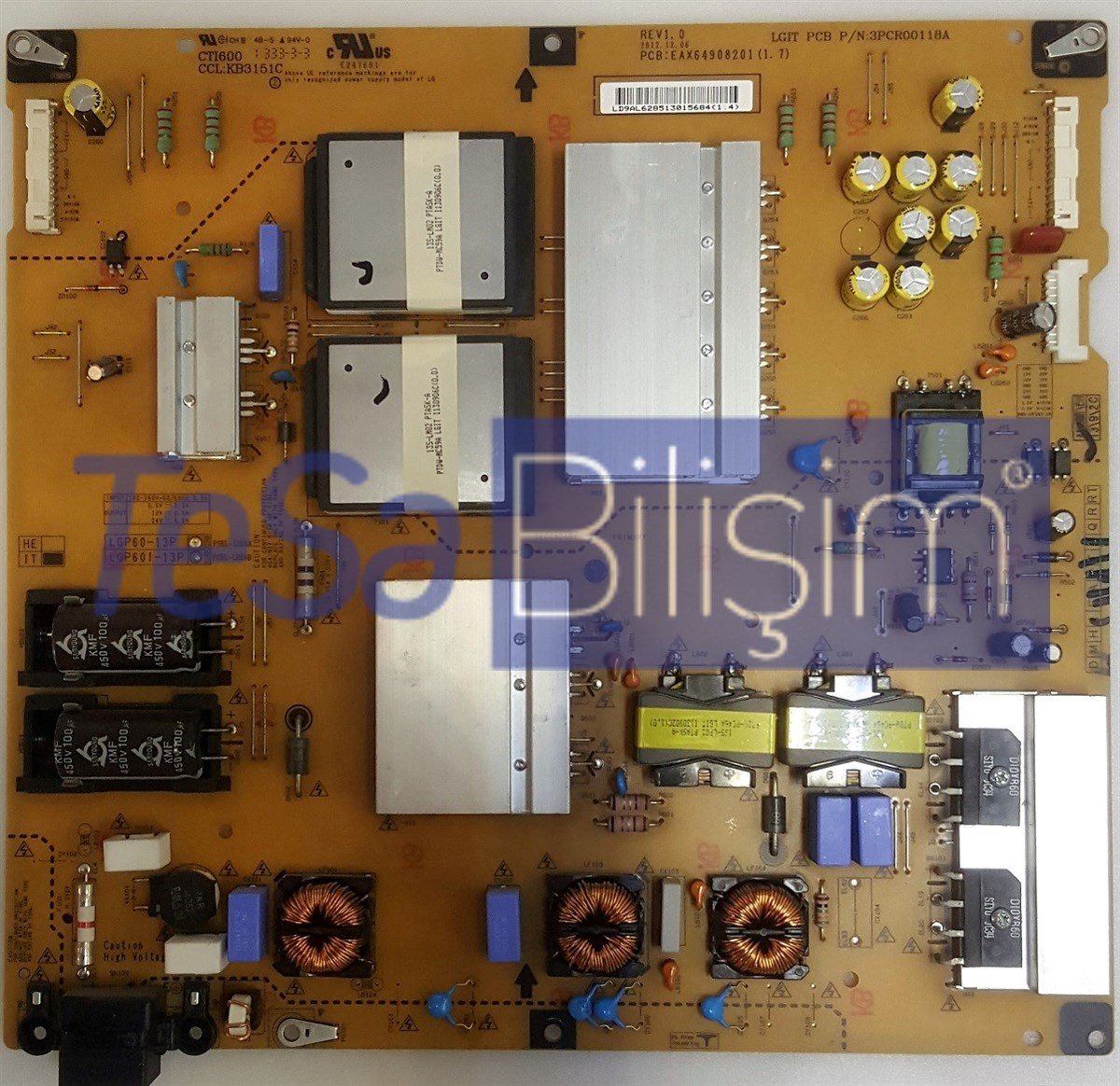 LG 60LA620S 60LN575 BESLEME KARTI EAX64908201 (1.7) LGP60-13P