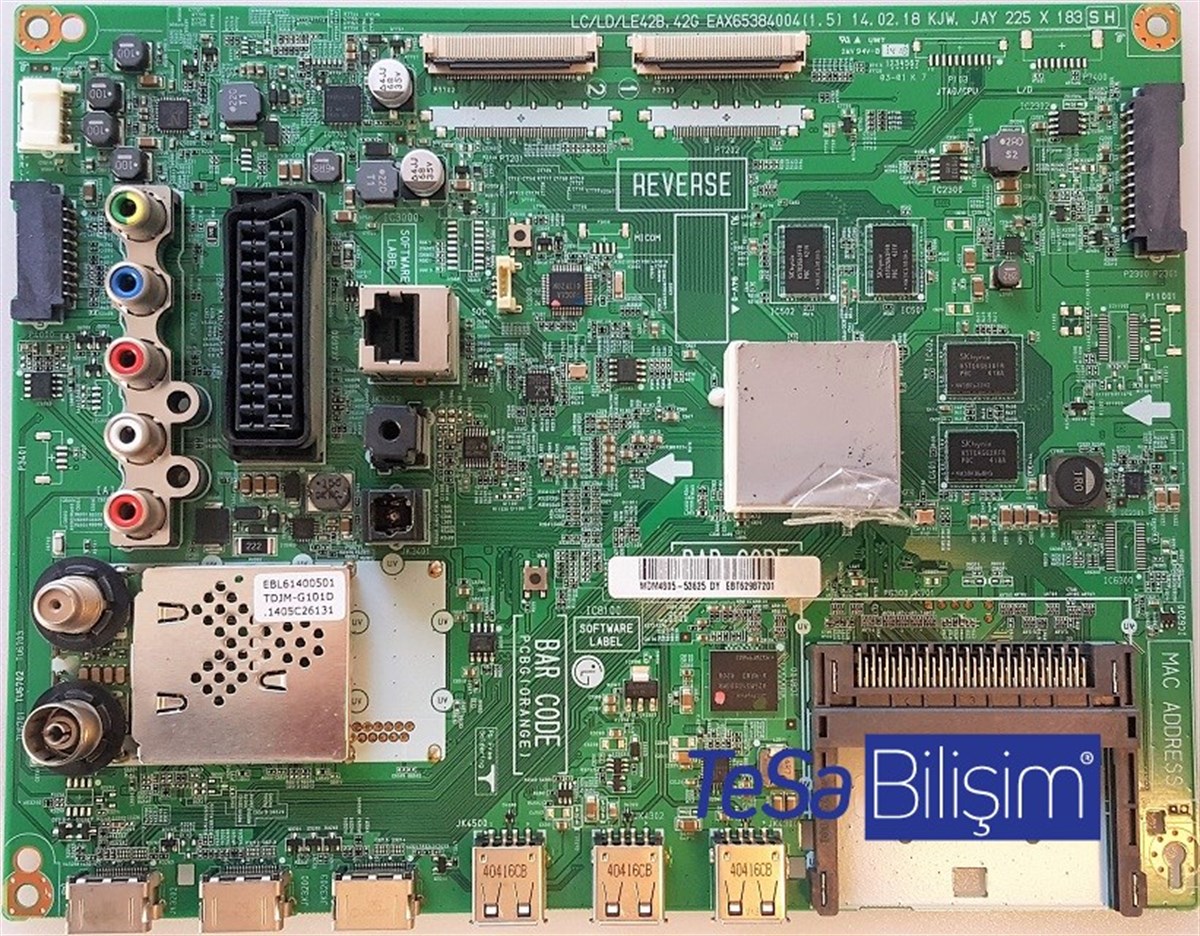 LG 55LB670V ANAKART, EAX65384004(1.5), EBT62987201