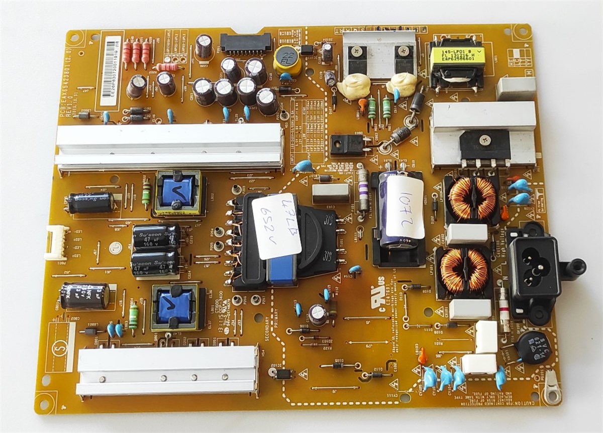 EAX65423801 (2.0) LGP474950-14PL2 LG 47LB652V BESLEME KARTI