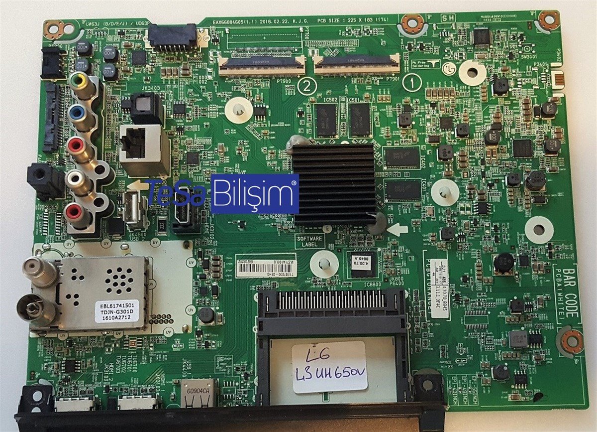 LG 43UH650V 49UH650V 55UH650V  ANAKART EAX66804604(1.0) EAX66804605(1.1) 64202202 EBT64202202