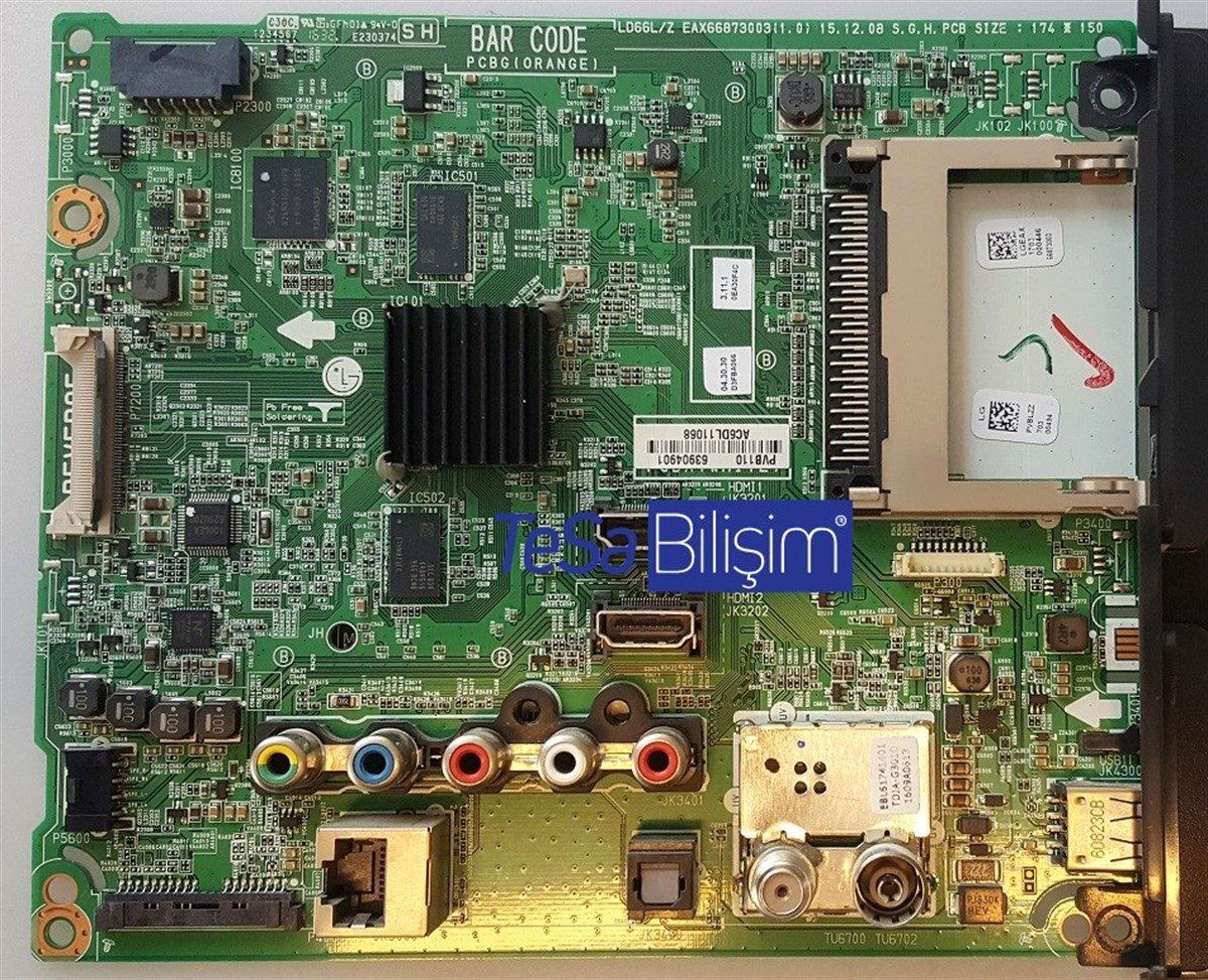 LG 49LH590V 43LH590VANAKART EAX66873003(1.0) EBT63904901
