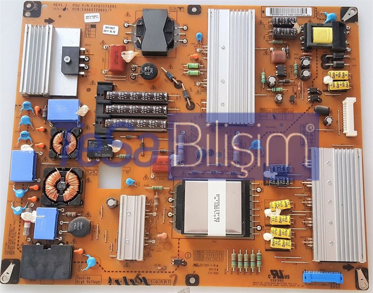 LG 42LW5500 42LW4500 BESLEME KARTI EAY62171601 EAX63729001/7