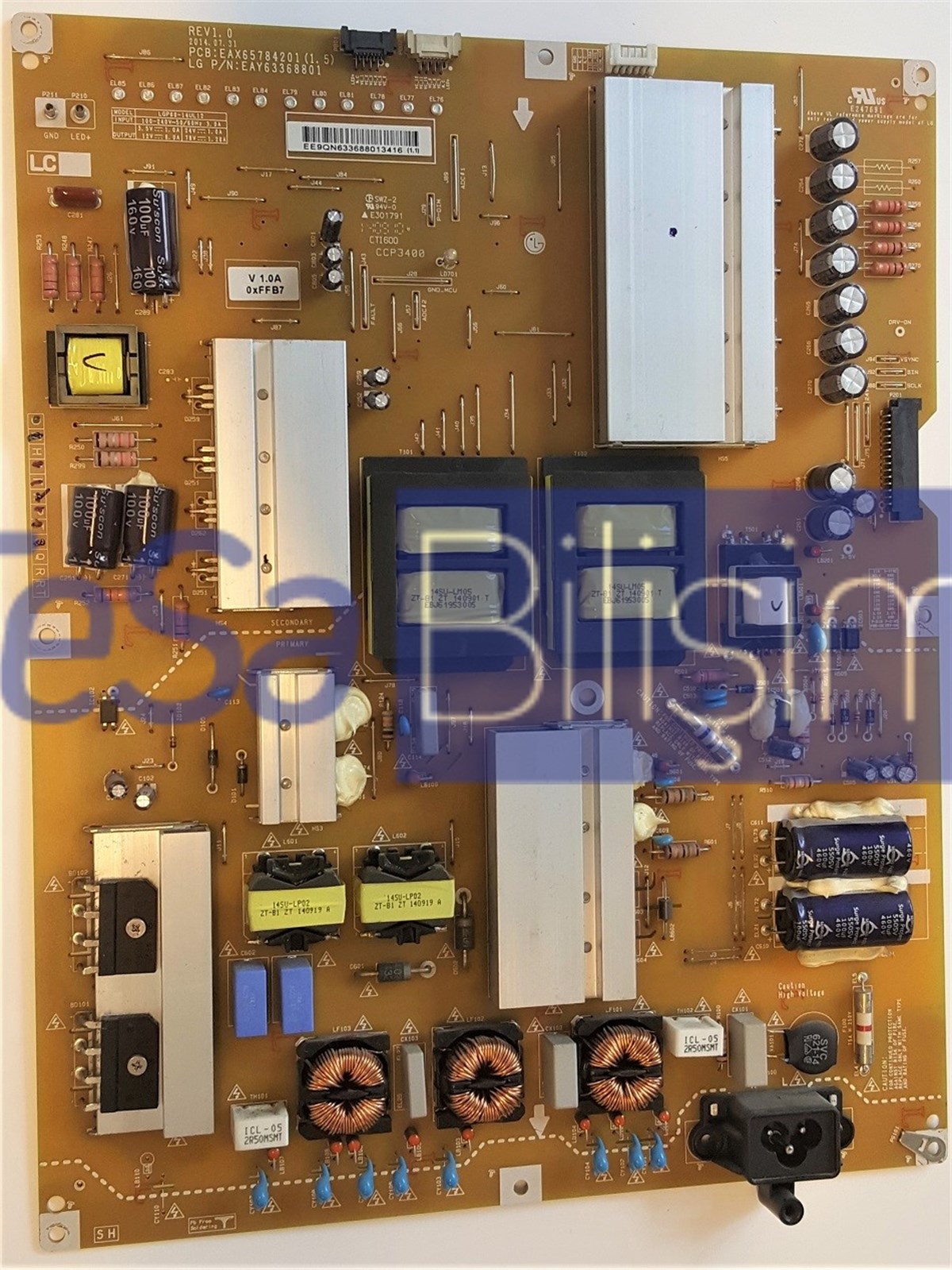 LG 60UB8200 BESLEME KARTI, EAY63368801 EAX65784201(1.5), LGP60-14UL12