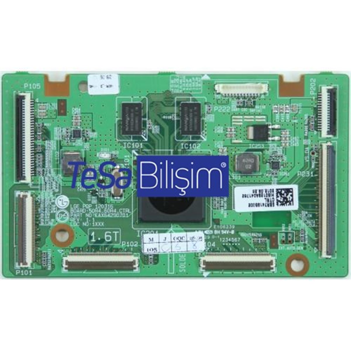 EBR74185002  EAX64290701  50R4_CTRL  LG  50PM6700 T-CON BOARD