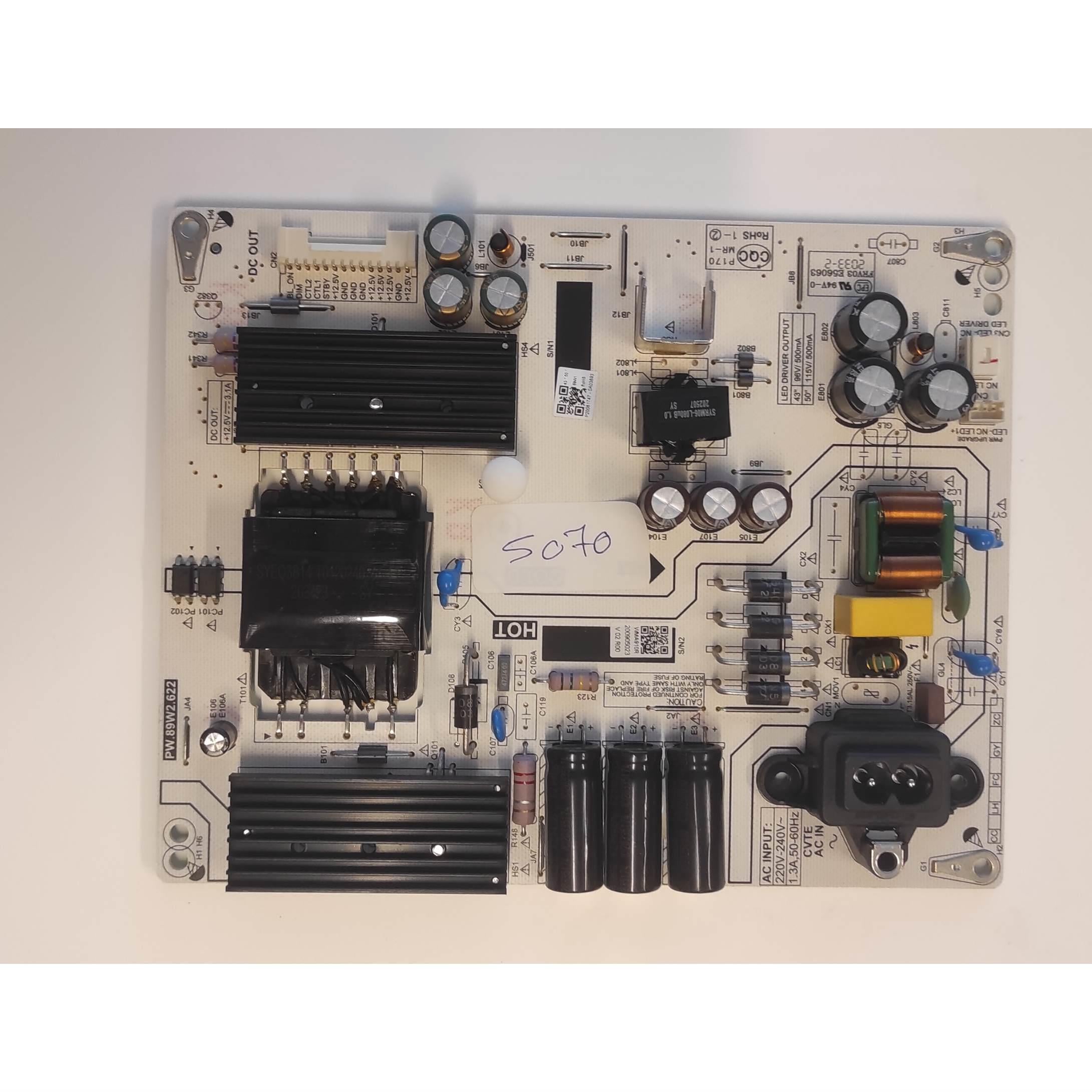 GRUNDIG BERLIN 50 GEU 7955 A BESLEME KARTI , PW.89W2.622 , VMA910RGRUNDIG BERLIN 50 GEU 7955 A BESLEME KARTI , PW.89W2.622 , WMA910R